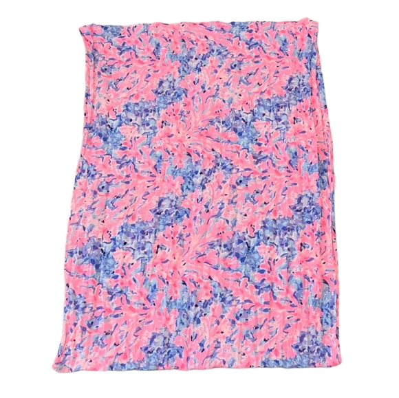 Lilly Pulitzer Riley Loop Infinity Scarf Coco Coral Crab - Picture 2 of 2